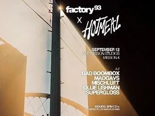 Factory 93 presents Hot Meal Records LA Showcase — event flyer