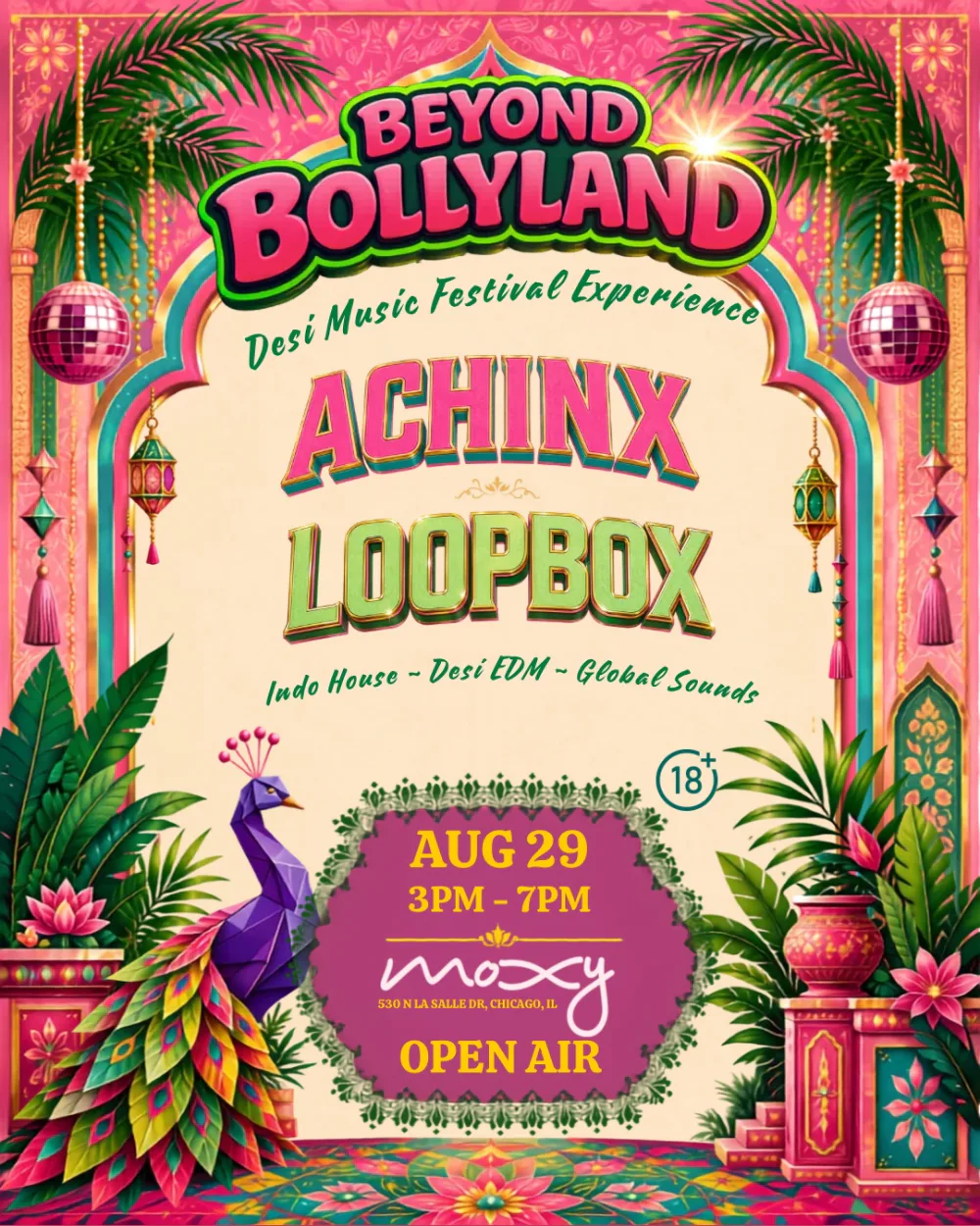 Beyond Bollyland - Golden Hour Rave | Open Air Edition — event flyer