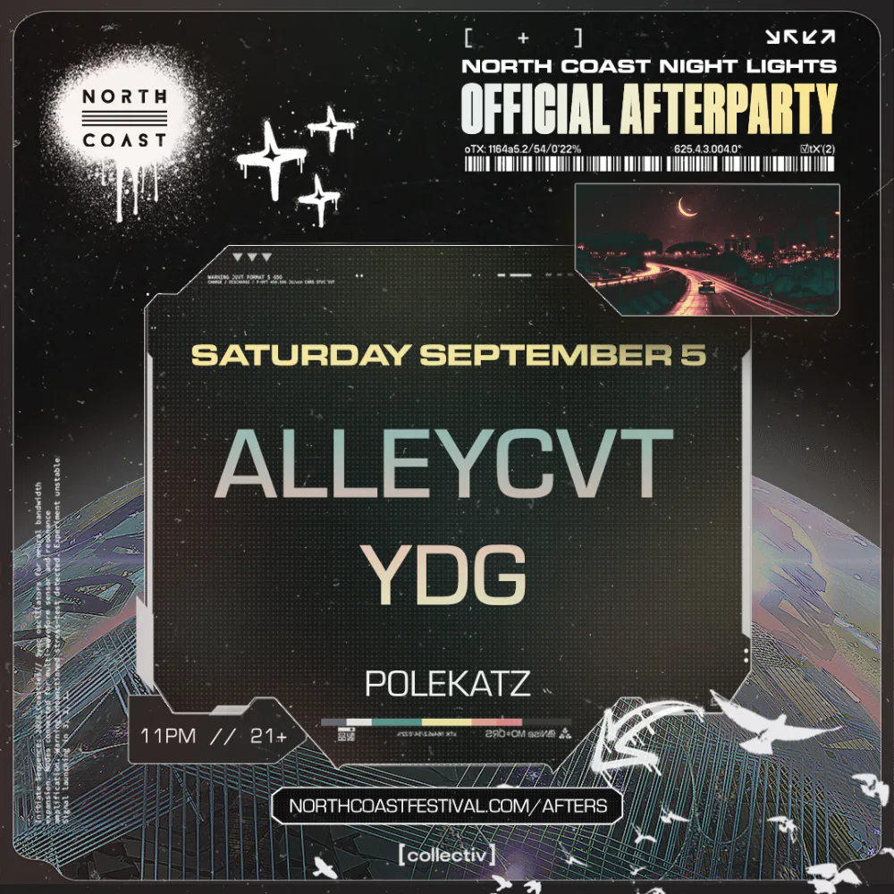 ALLEYCVT, YDG — event flyer