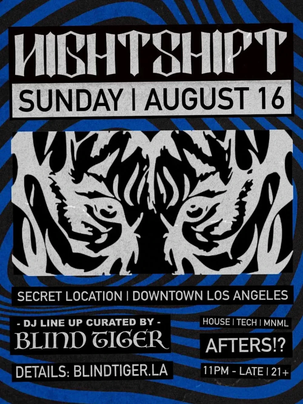 Nightshift After Hours — event flyer