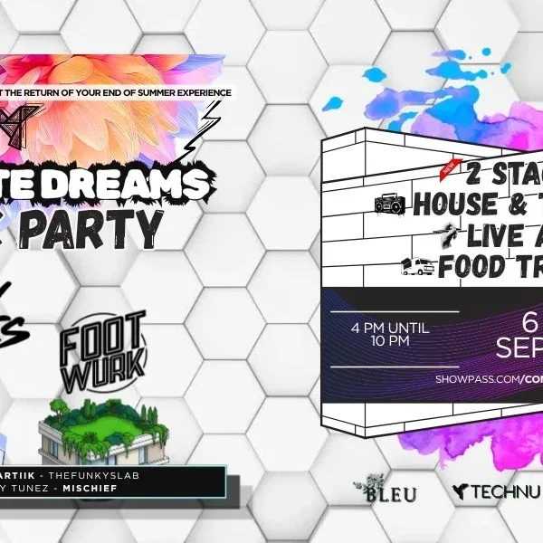 Concrete Dreams Block Party — event flyer