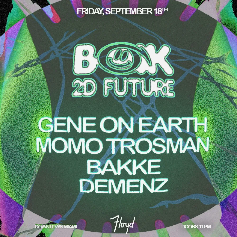 BAK2DFUTURE — event flyer