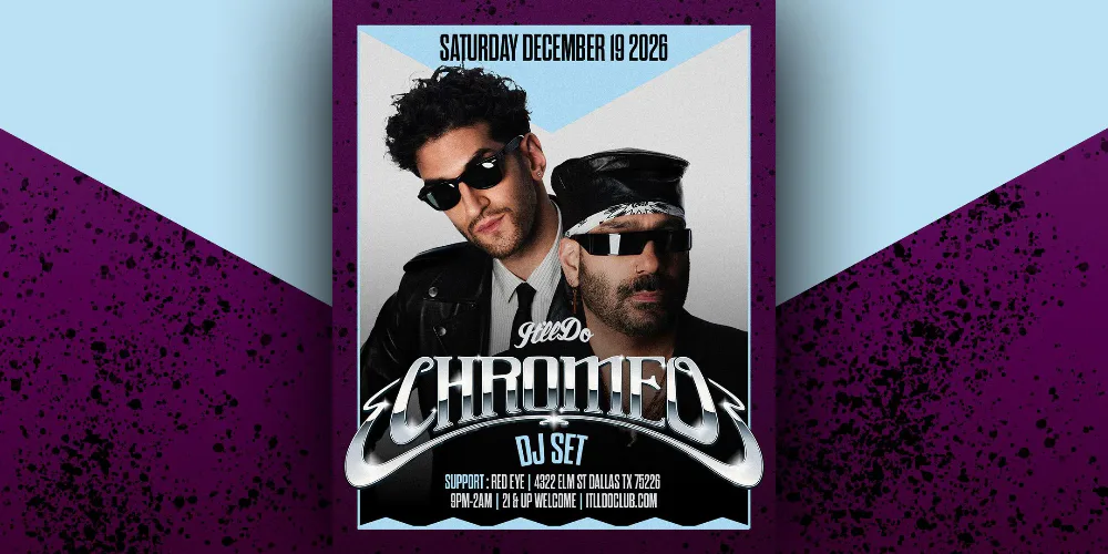Chromeo — event flyer