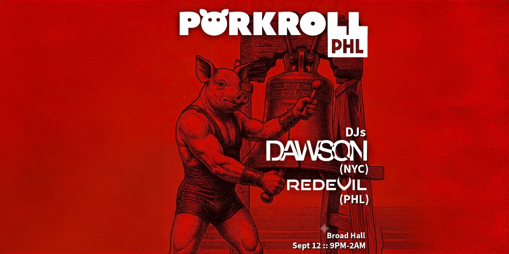 Porkroll — event flyer