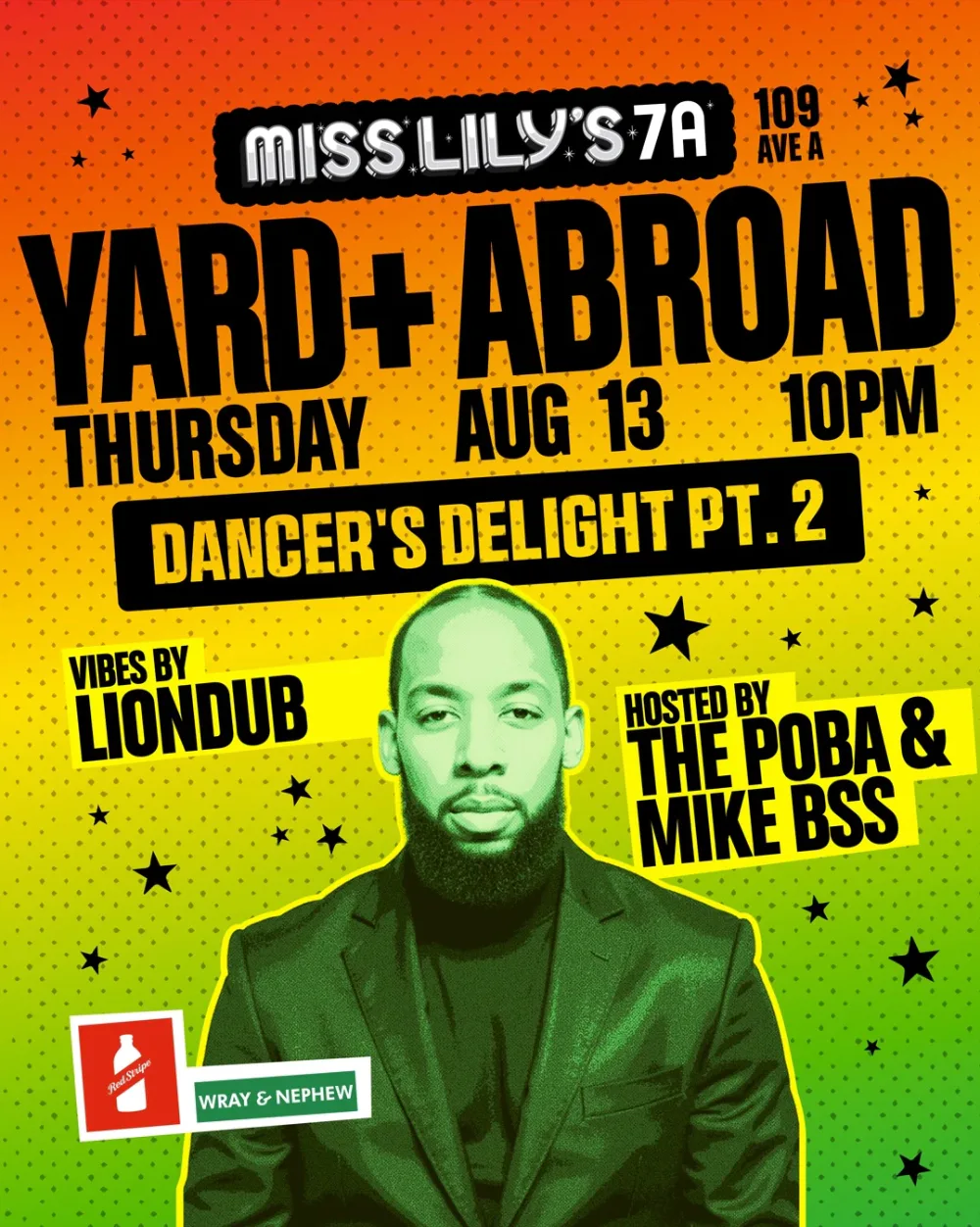 Yard+Abroad - Dancer's Delight Pt. 2 — event flyer