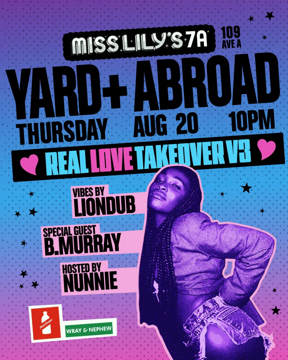 Yard+Abroad - Real Love Takeover V3 — event flyer