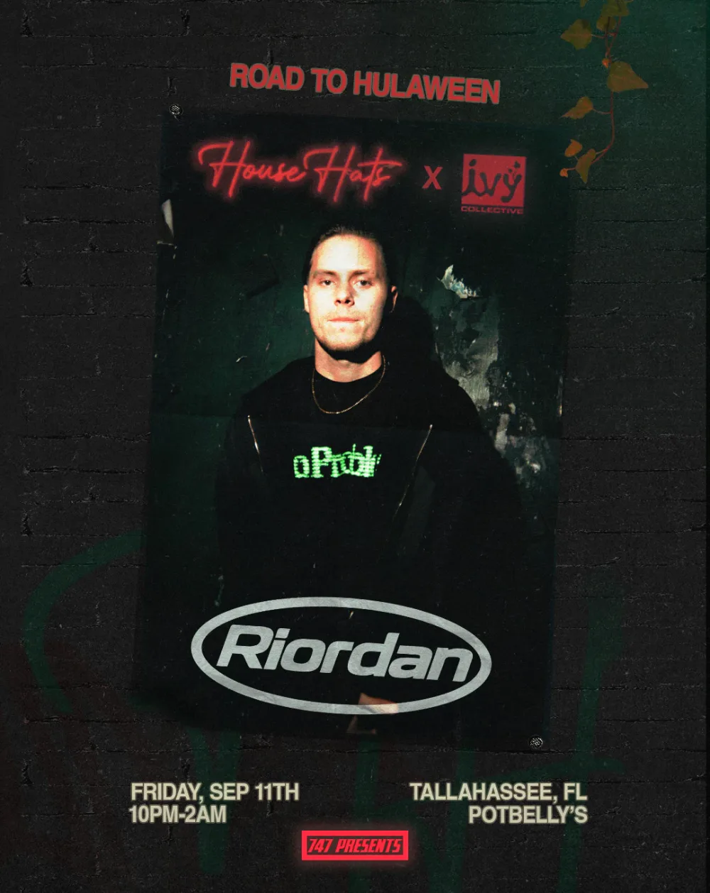 Riordan — event flyer