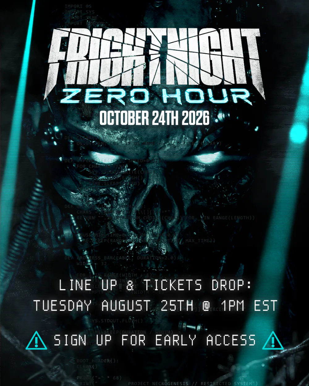 Fright Night Massive — event flyer