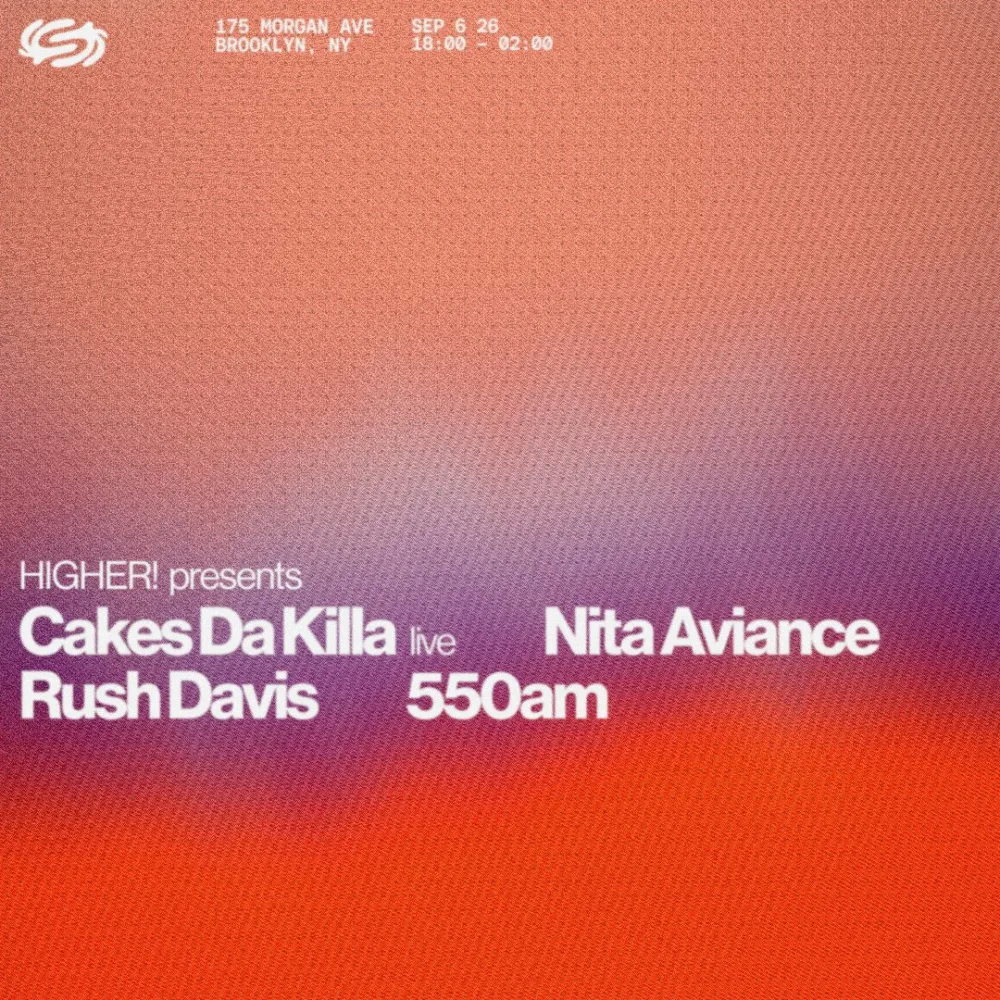 Nita Aviance, Cakes da Killa, Rush Davis — event flyer