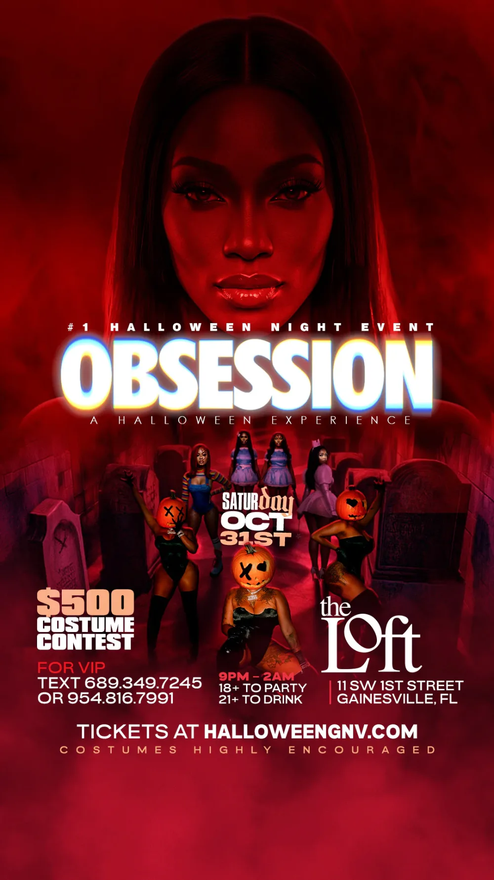 A Halloween Experience — event flyer