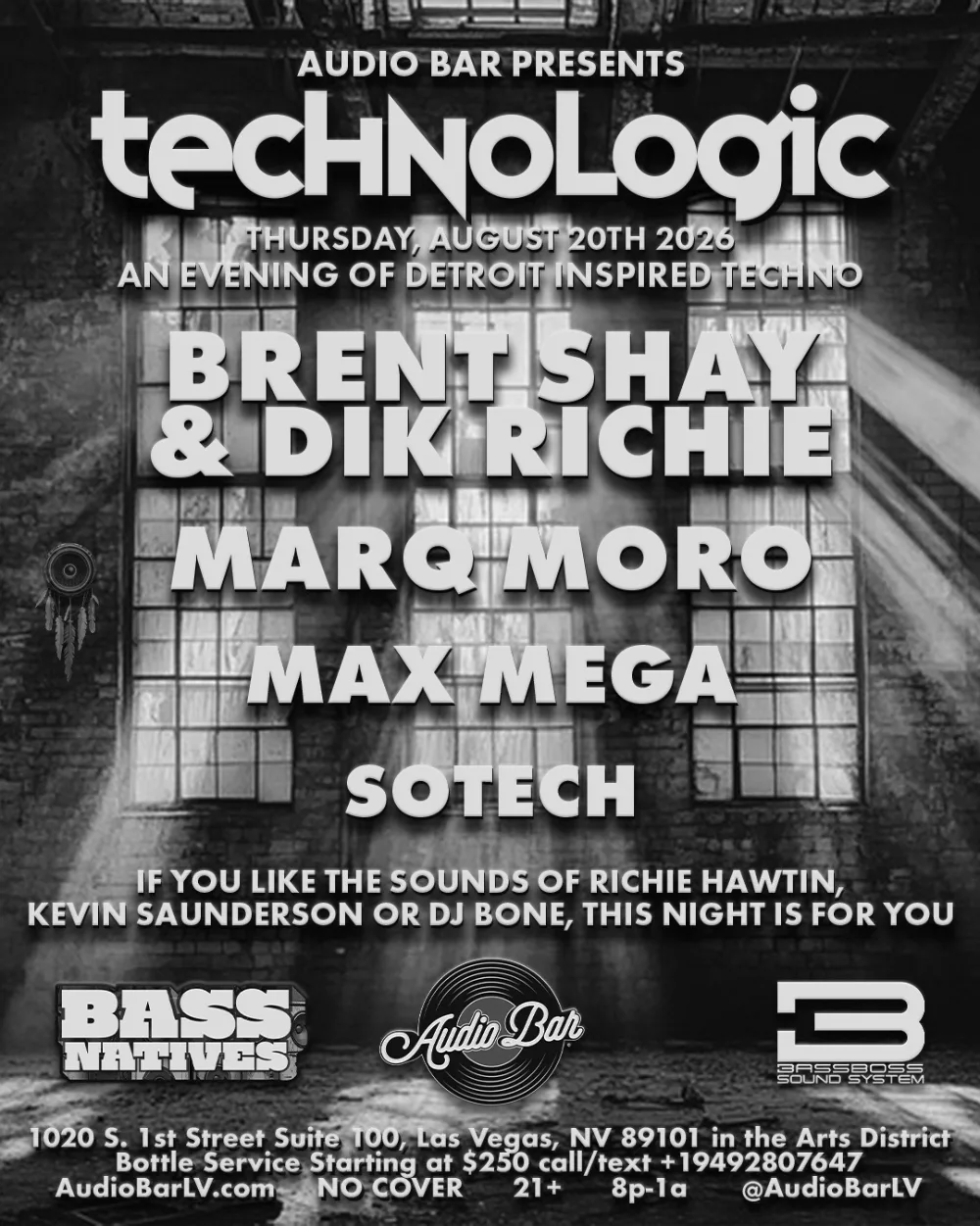 TECHNOLOGIC — event flyer