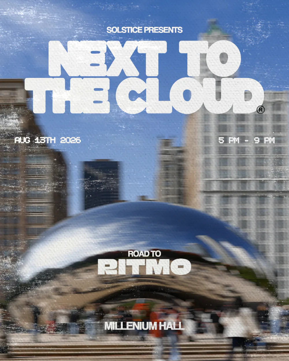 Next To The Cloud — event flyer