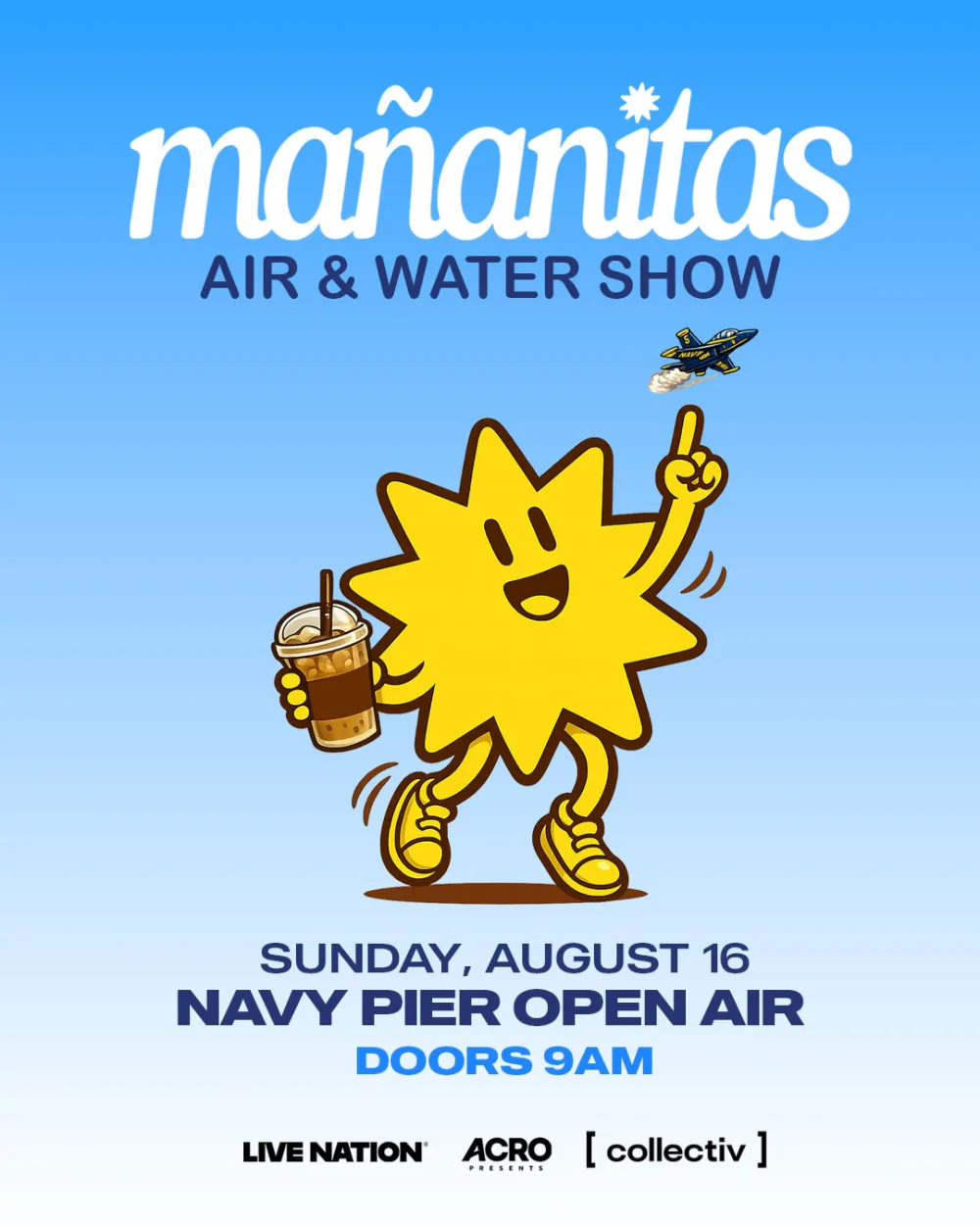 Mañanitas | Air & Water Show — event flyer