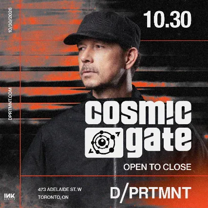 Cosmic Gate — event flyer