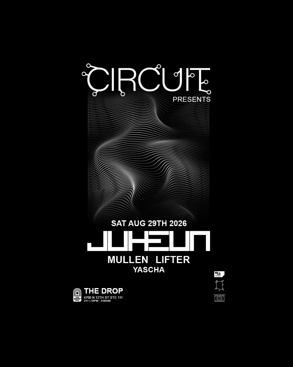 Circuit Presents — event flyer