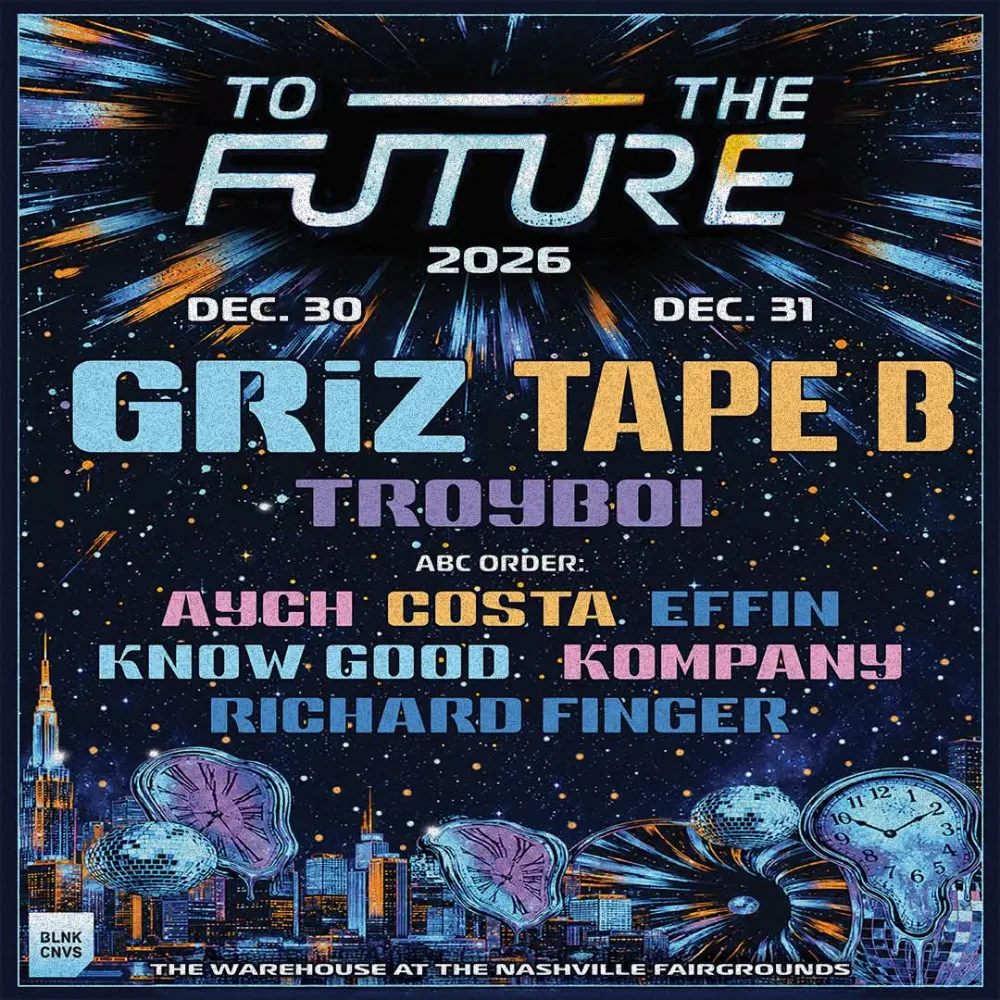 To The Future — event flyer