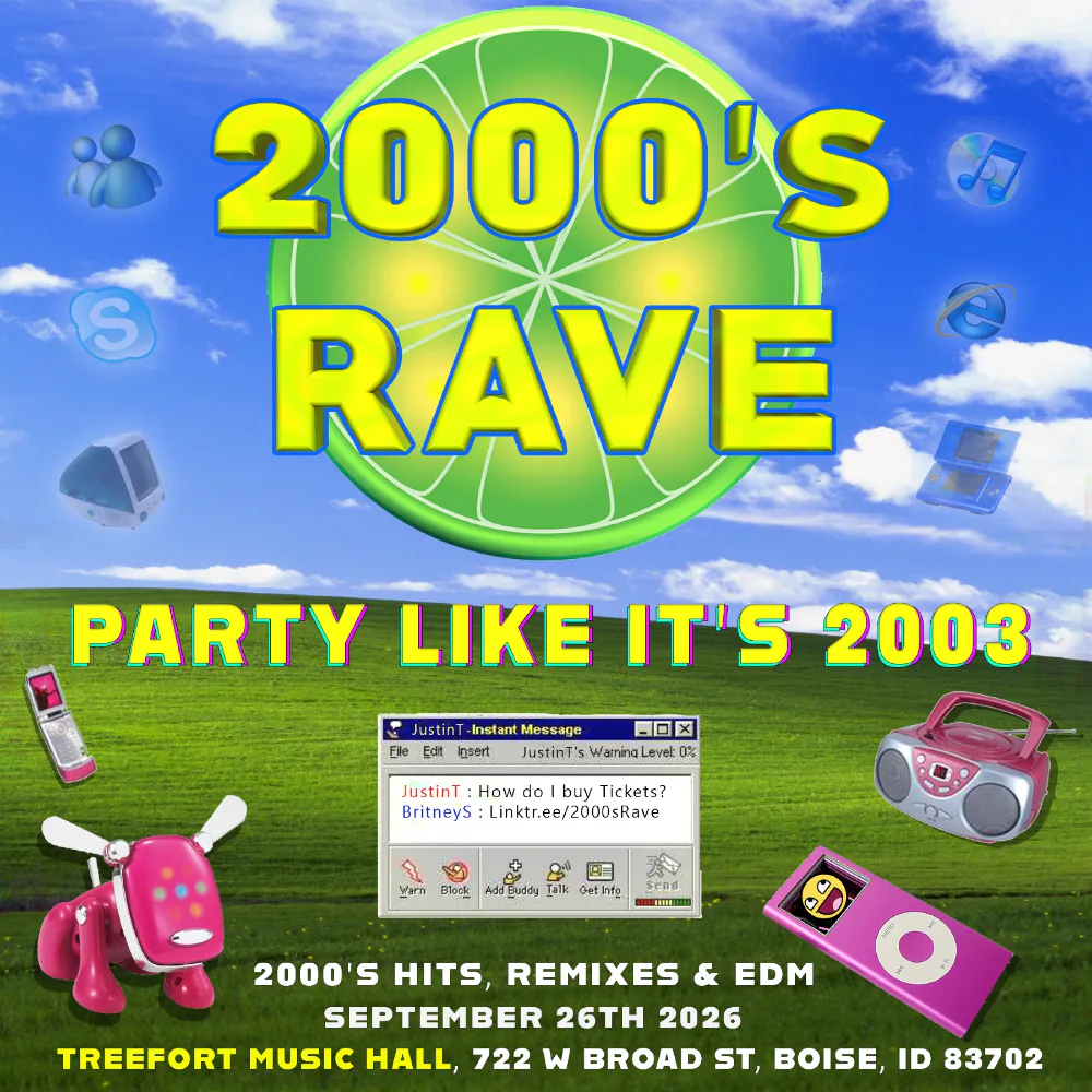 2000s Rave — event flyer