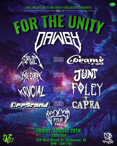 FOR THE UNITY — event flyer