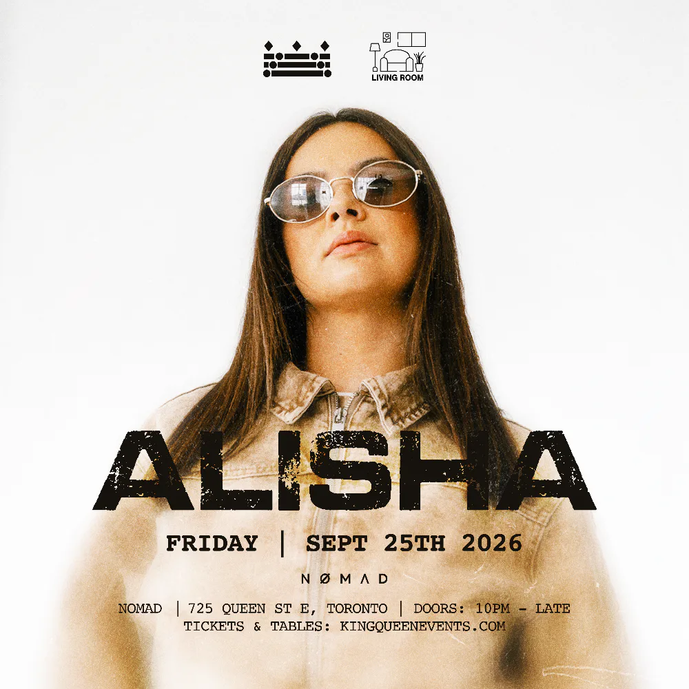 Alisha (UK) — event flyer