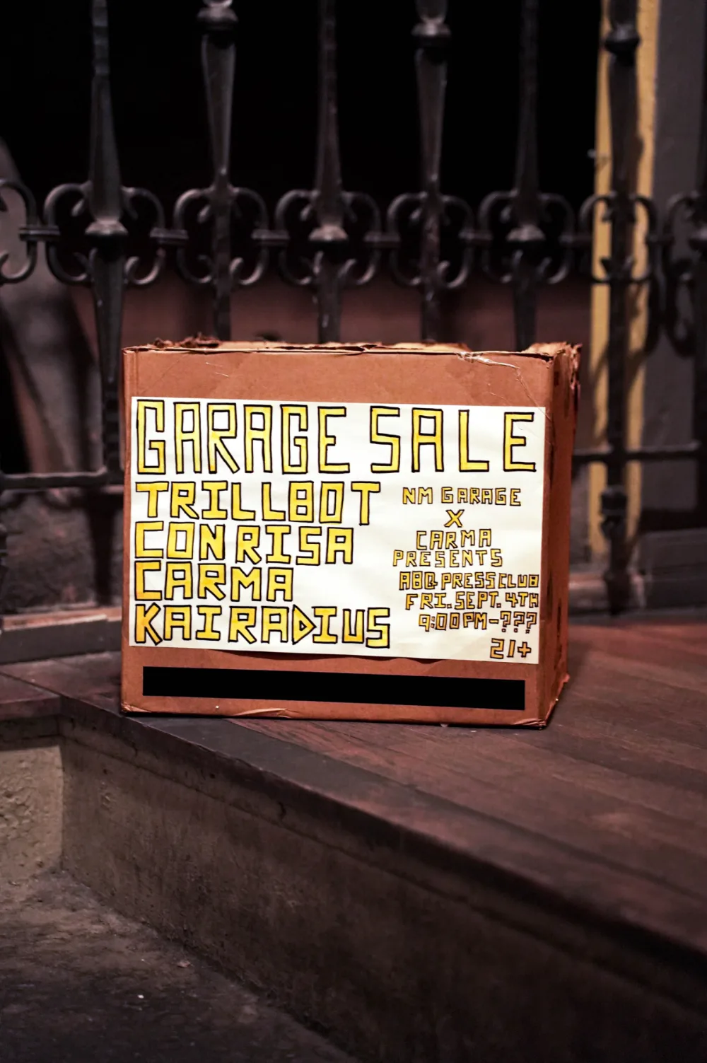 Garage Sale — event flyer