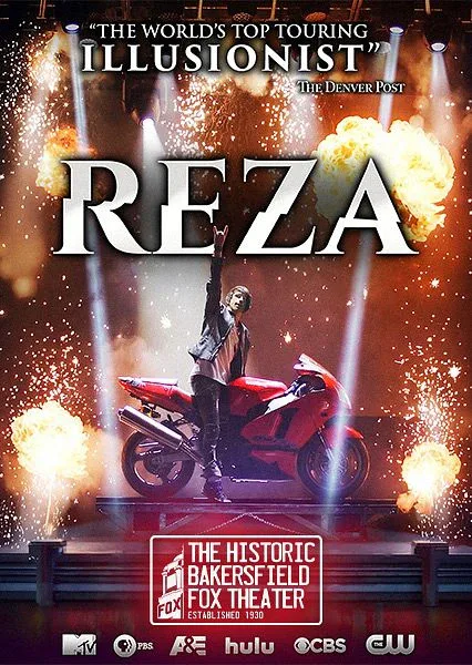 Reza — event flyer