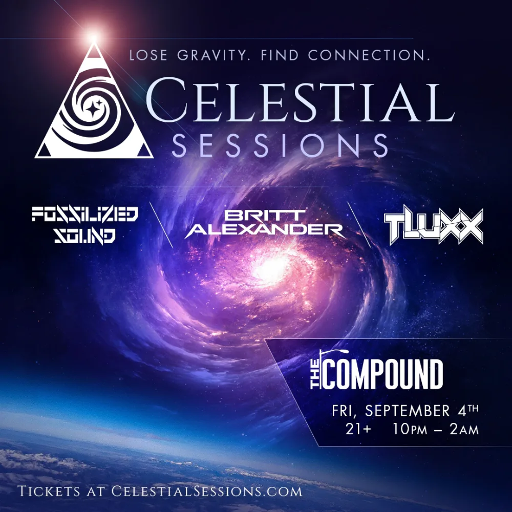 Celestial Sessions vol. 2 — event flyer