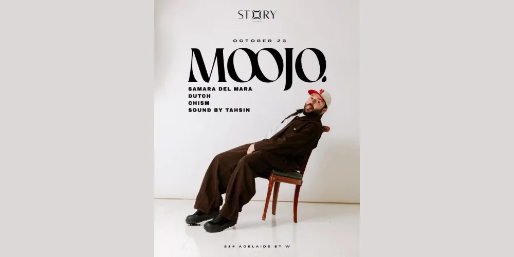 Moojo — event flyer
