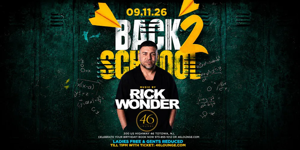 Rick Wonder — event flyer
