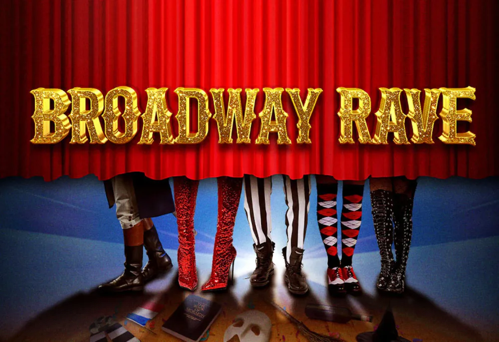 Broadway Rave — event flyer