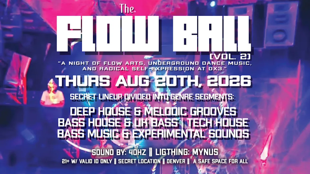 Flow Ball vol2 — event flyer