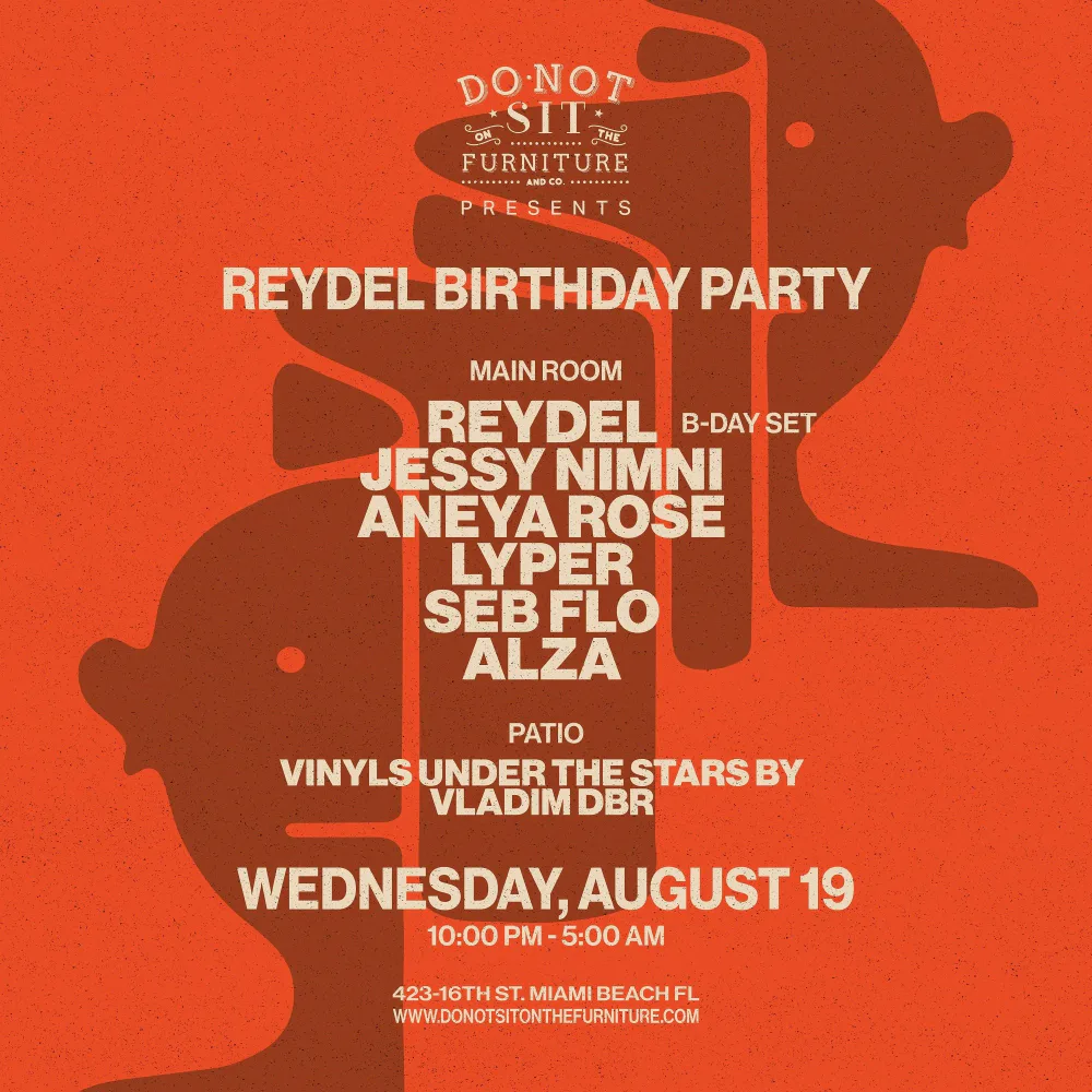 Reydel, Jessy Nimni — event flyer