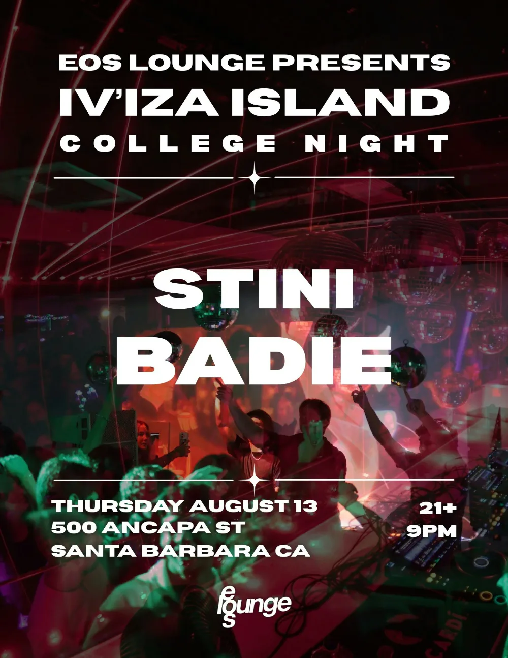 IV'iza Island - College Night — event flyer