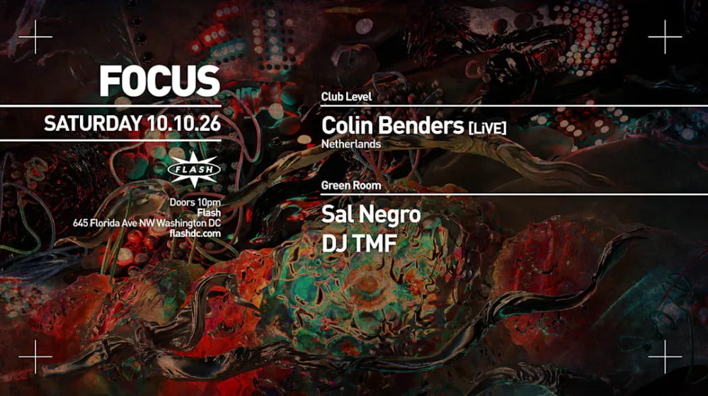 Colin Benders, Sal Negro — event flyer