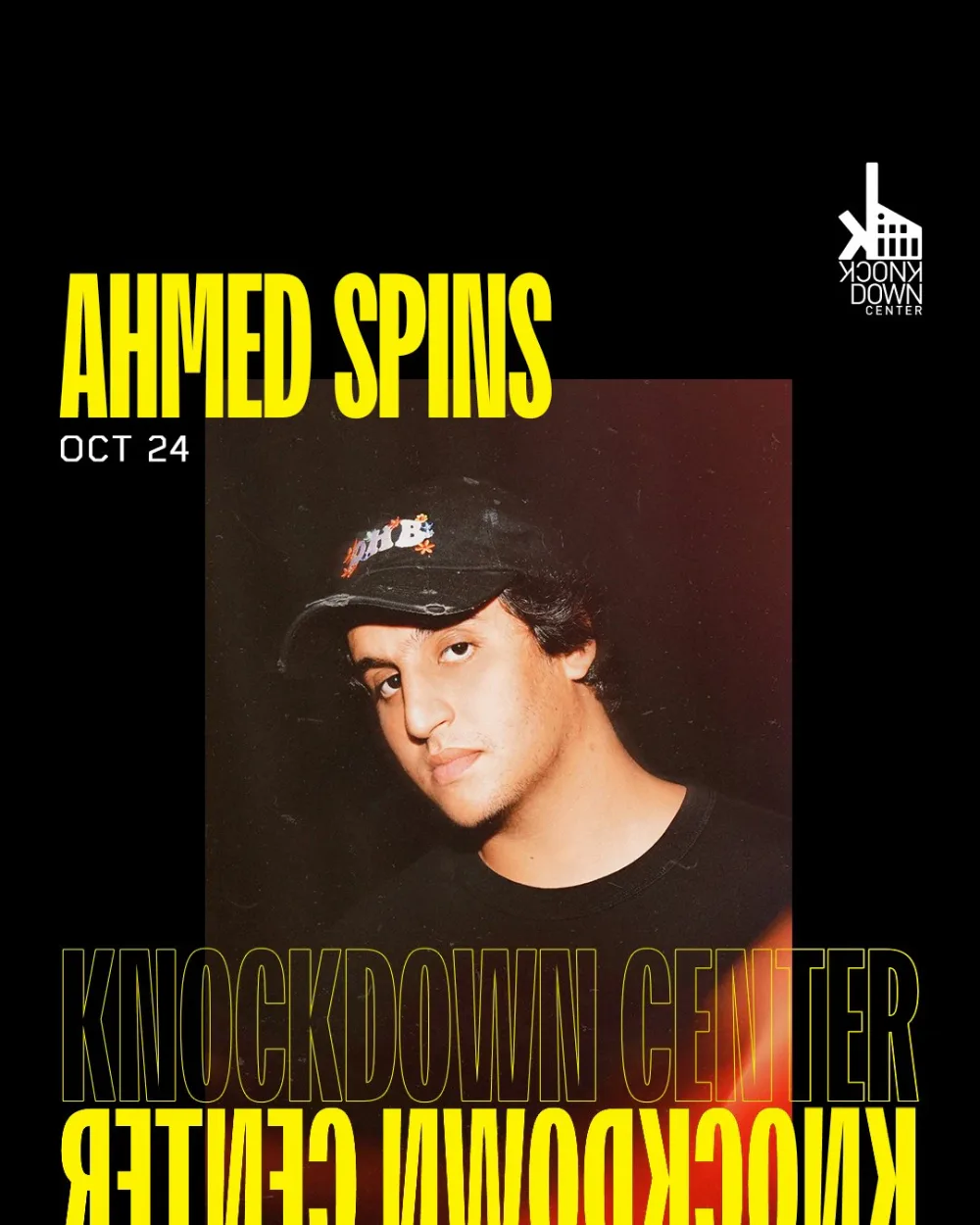 Ahmed Spins — event flyer
