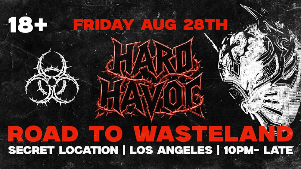 Hard Havoc - Road to Wasteland — event flyer
