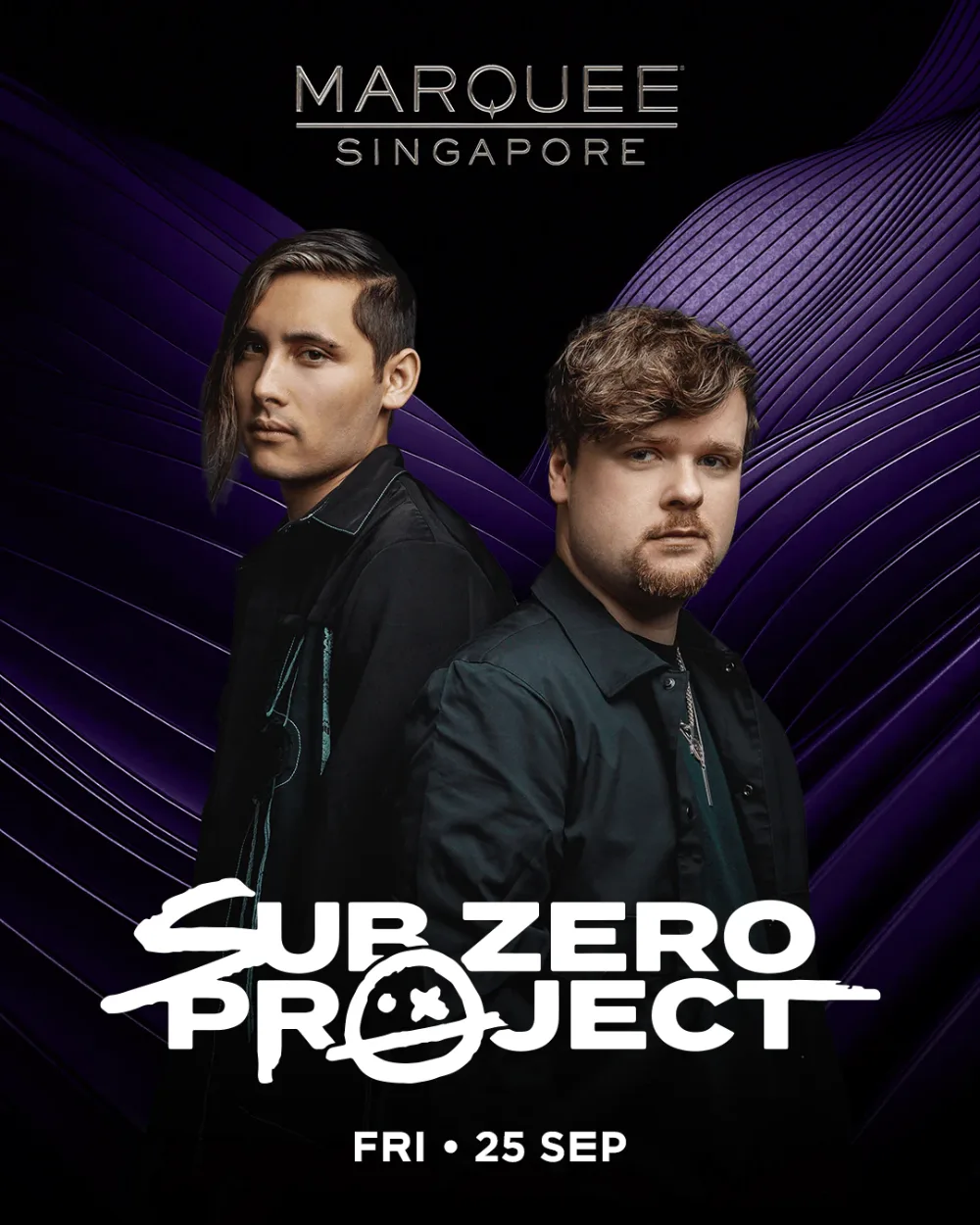 Sub Zero Project — event flyer