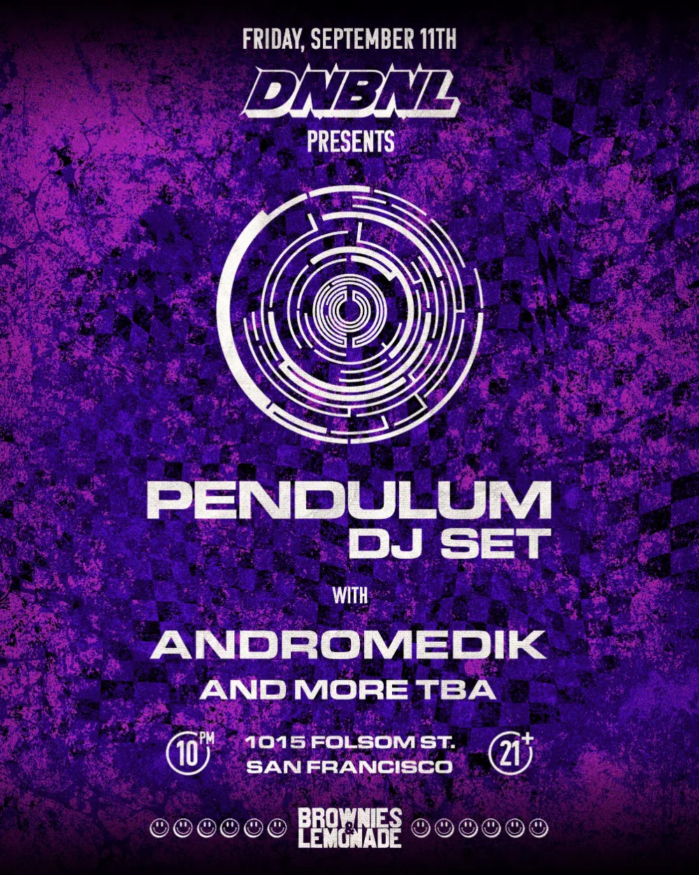 Pendulum — event flyer