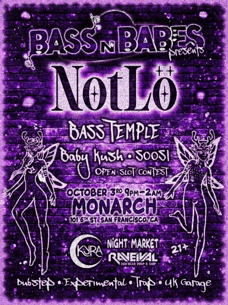 Bass n Babes Presents — event flyer