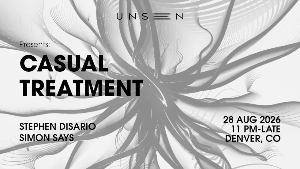 UNSEEN Presents — event flyer