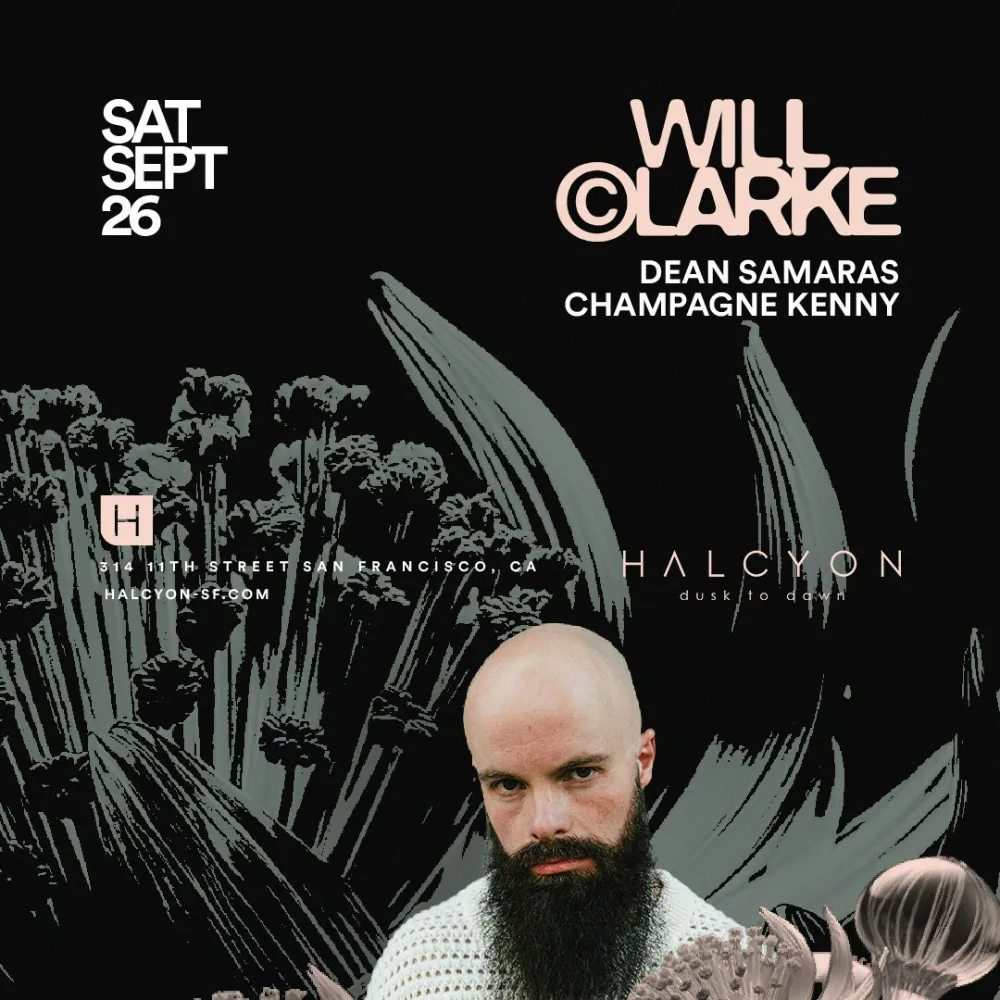 Will Clarke — event flyer