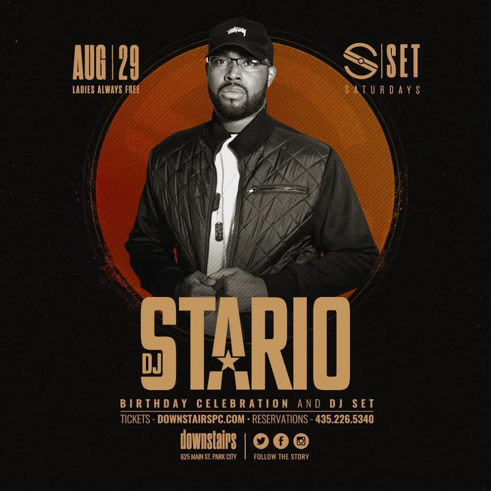 Set Saturdays — event flyer