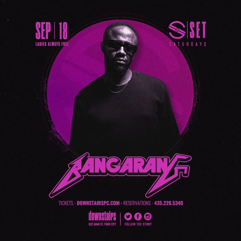 Set Saturdays — event flyer