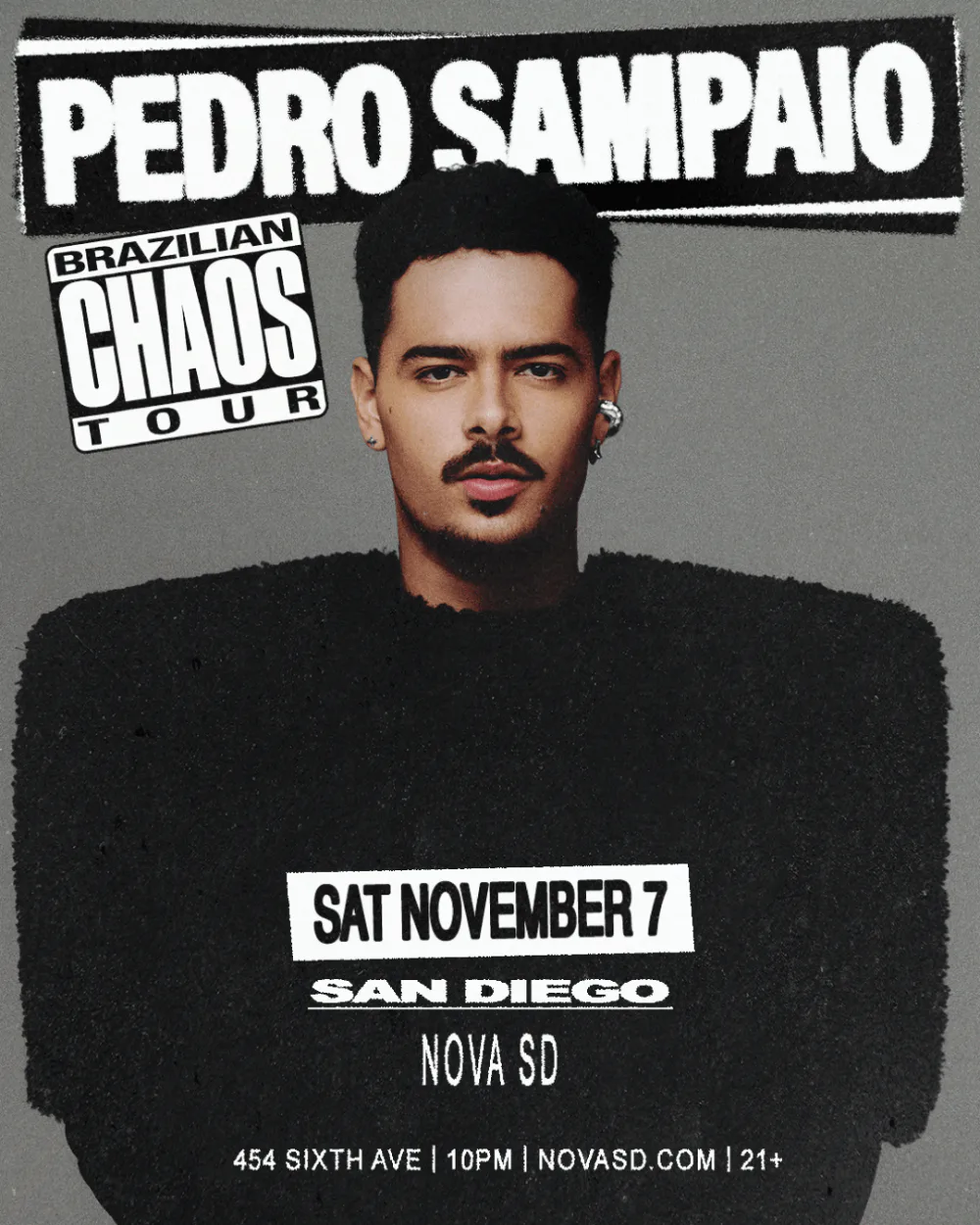 Pedro Sampaio — event flyer