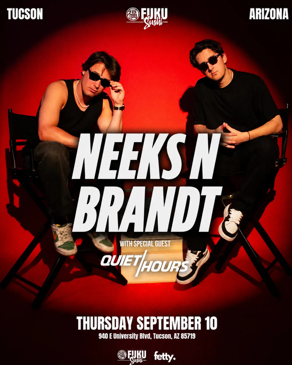 NEEKS N BRANDT — event flyer