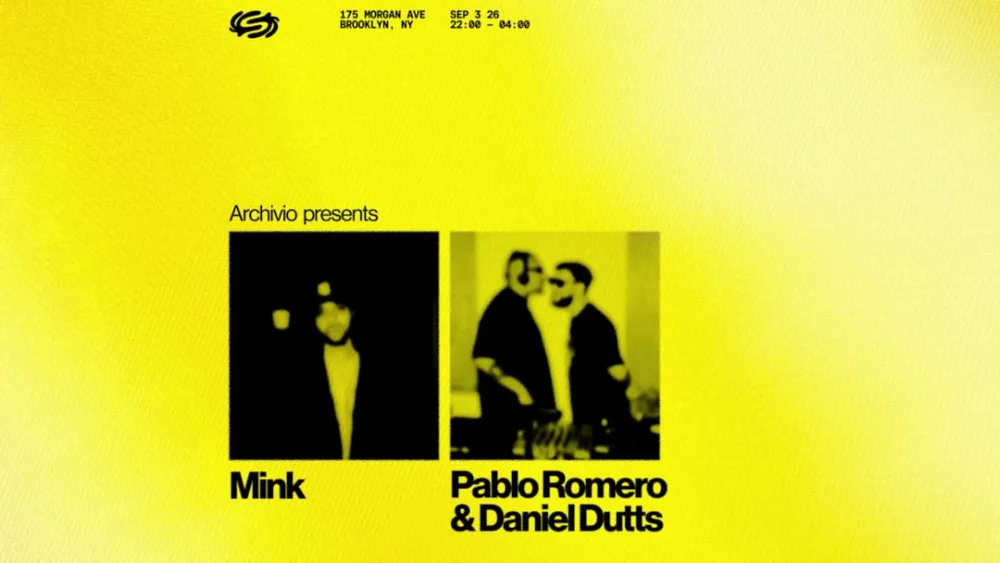 Archivio Presents — event flyer