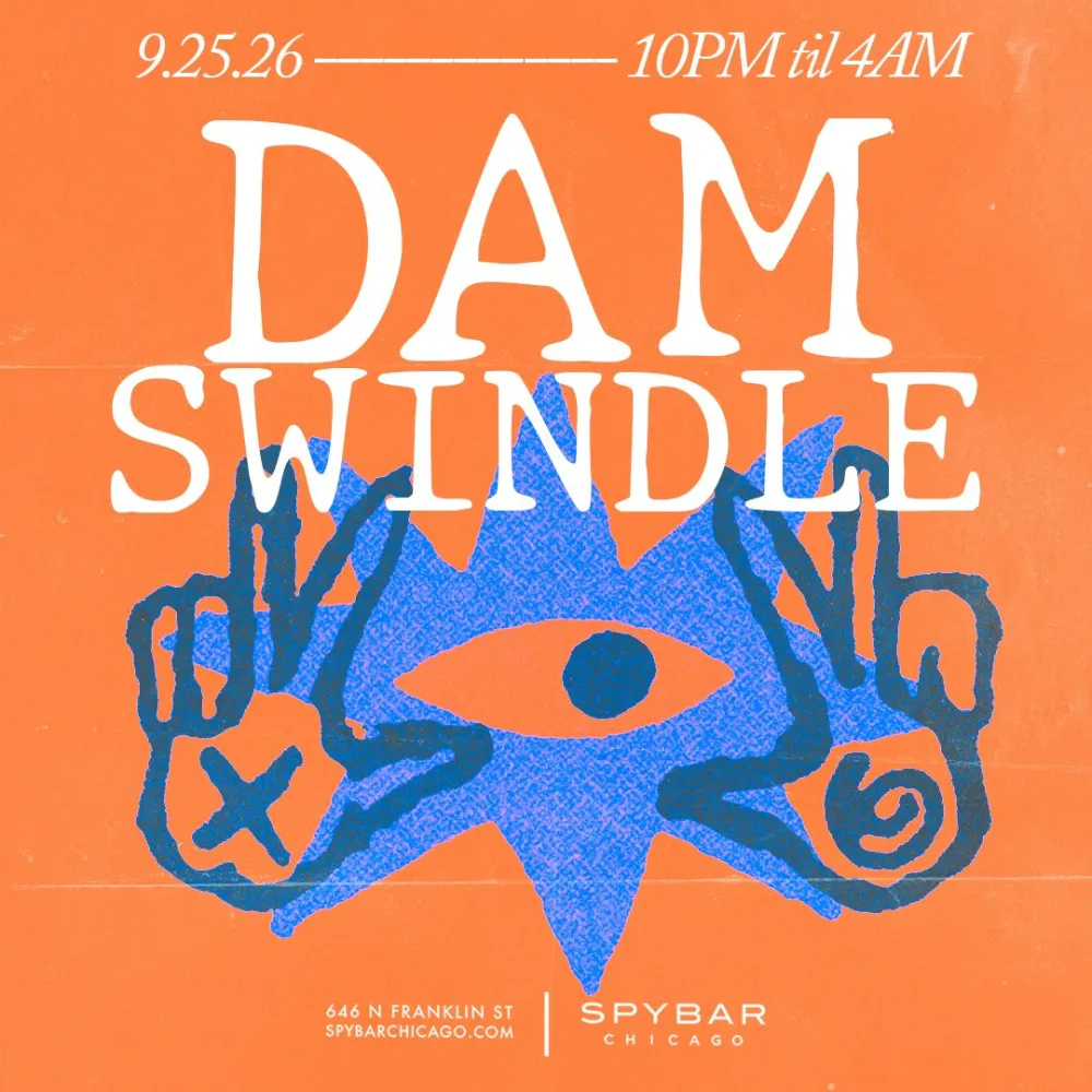 Dam Swindle — event flyer