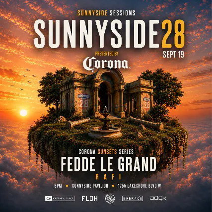 Sunnyside Sessions Presented by Corona Sunsets — event flyer