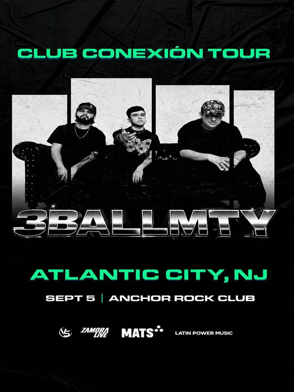 3BALLMTY | Club Conexión Tour — event flyer