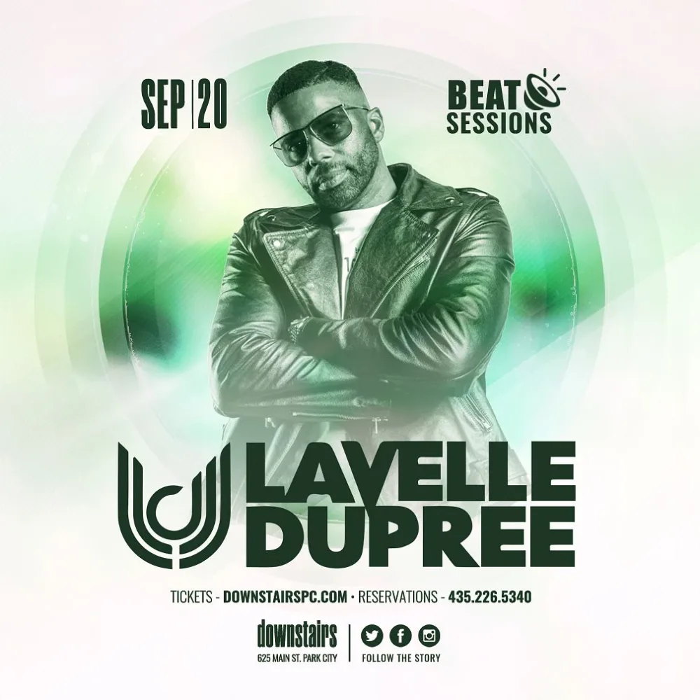 Lavelle Dupree — event flyer