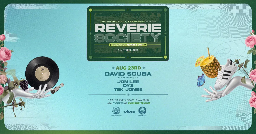 Event flyer for David Scuba